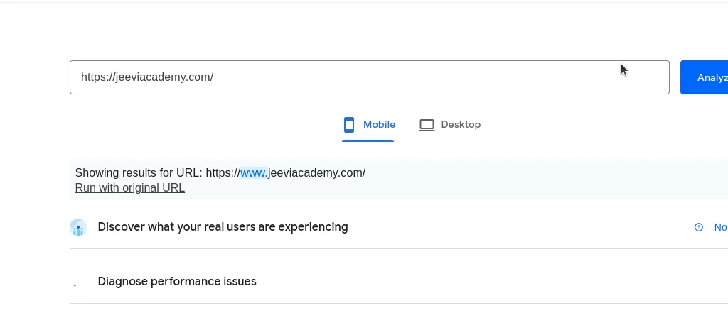 Top 7 method to Test the Speed of Your Website 1 mobile speed test