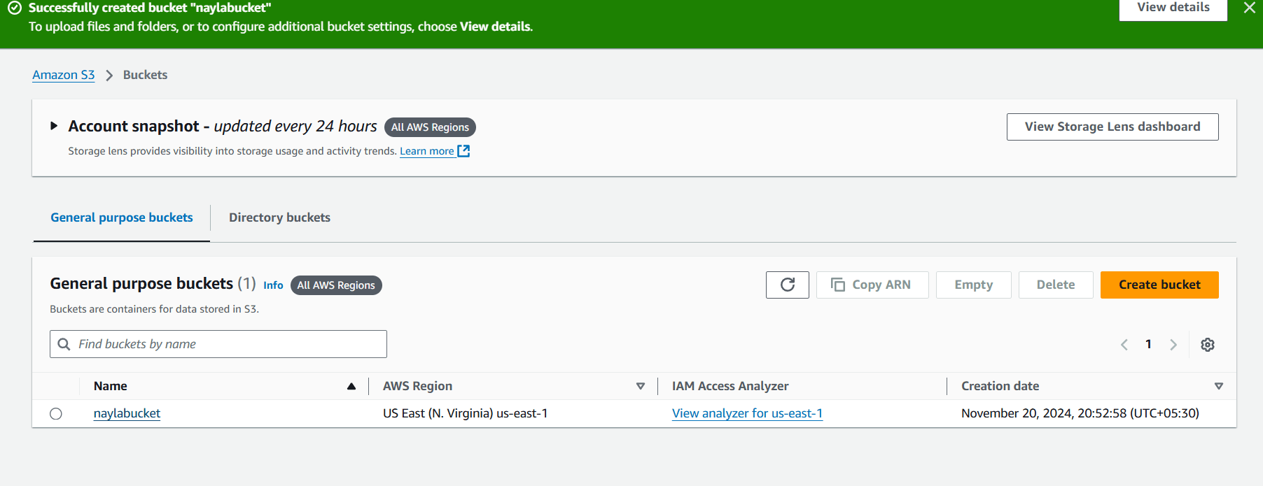 Step-by-Step Guide: Creating Audio Transcripts with Amazon Transcribe. 7 Screenshot 2024 11 20 205329