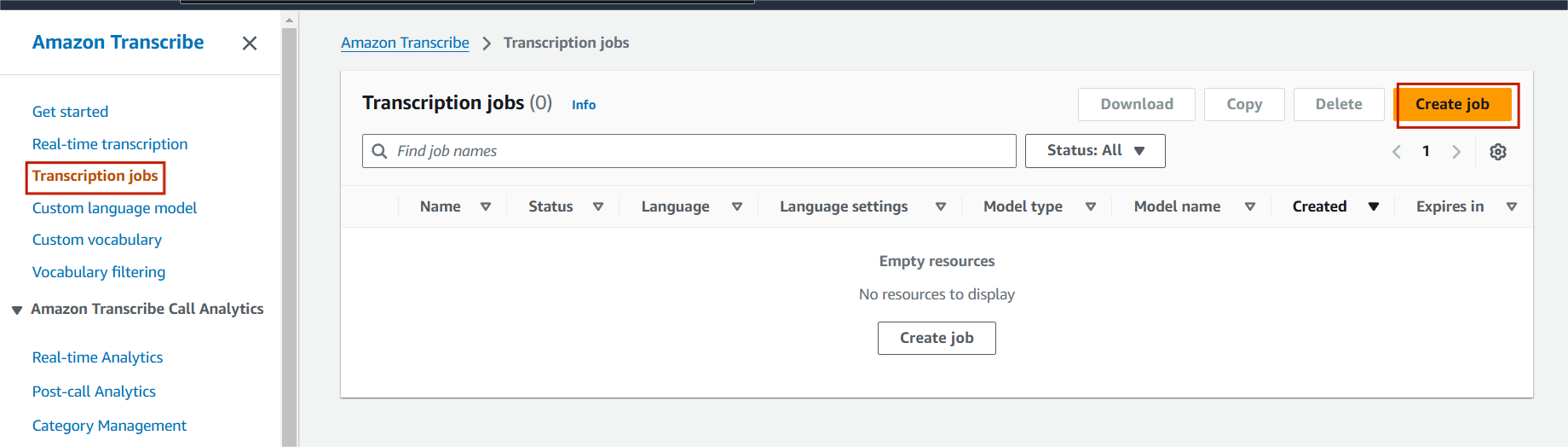 Step-by-Step Guide: Creating Audio Transcripts with Amazon Transcribe. 13 Screenshot 2024 11 20 21003911