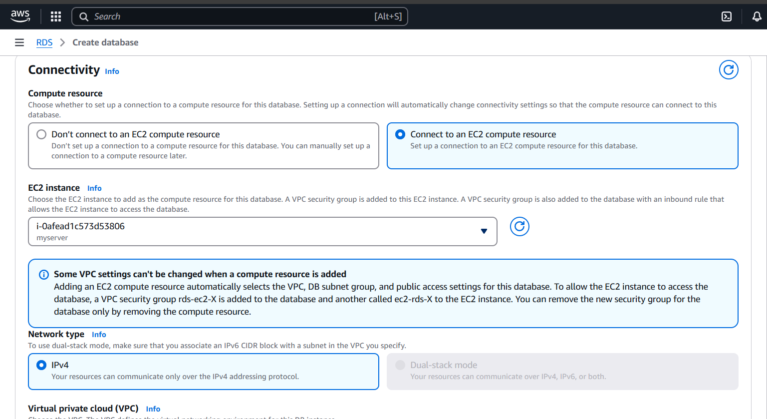 How to Access an AWS RDS Instance from an EC2 Instance. 5 Screenshot 2024 12 18 113133