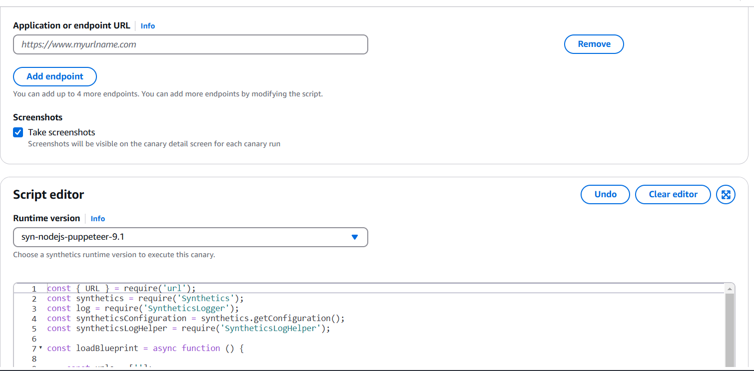 How to Set Up and Create Monitors Using Amazon CloudWatch Synthetics. 3 Screenshot 2024 12 26 050937