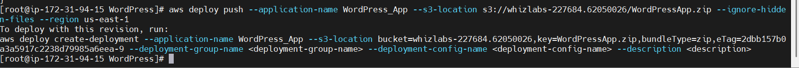 Step-by-Step Guide to Deploying a Sample WordPress Application Using AWS CodeDeploy. 15 Screenshot 2025 02 11 103716
