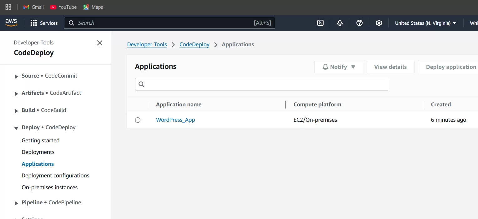 Step-by-Step Guide to Deploying a Sample WordPress Application Using AWS CodeDeploy. 16 Screenshot 2025 02 11 104217