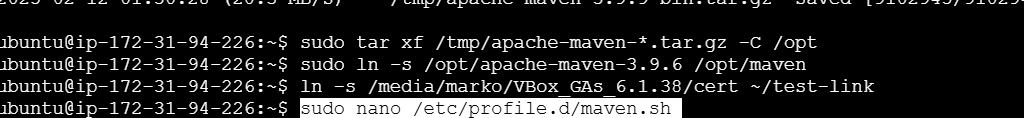 A Step-by-Step Guide to Installing Maven on Ubuntu. 14 Screenshot 2025 02 12 070439