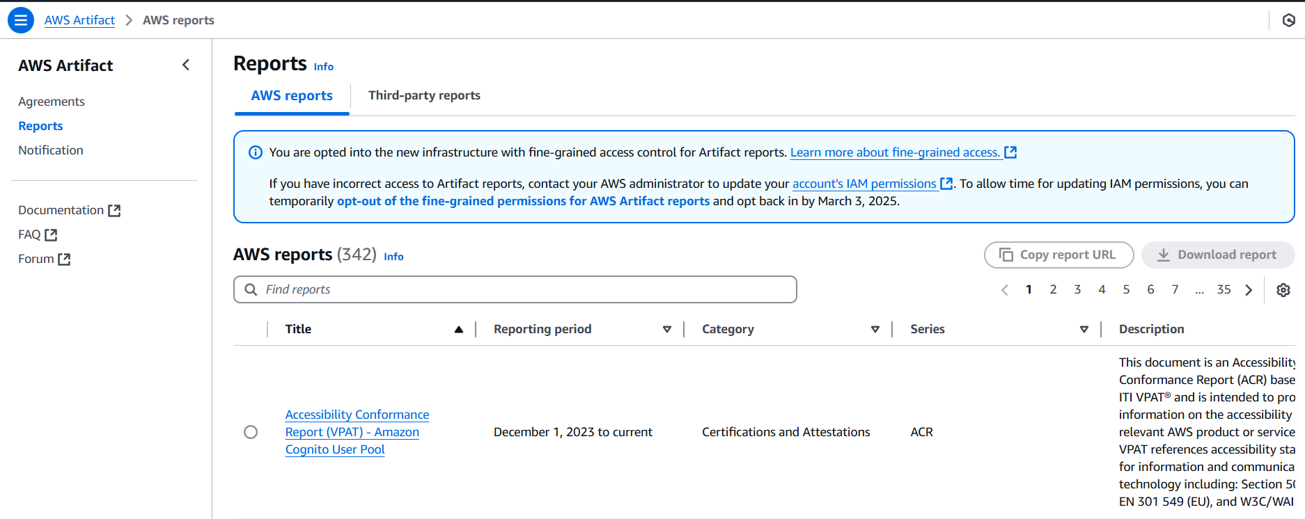 Introduction to Amazon Artifact. 1 Screenshot 2025 02 25 142221