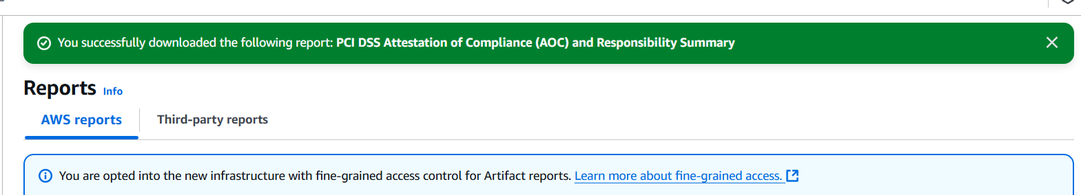 Introduction to Amazon Artifact. 3 Screenshot 2025 02 25 142515