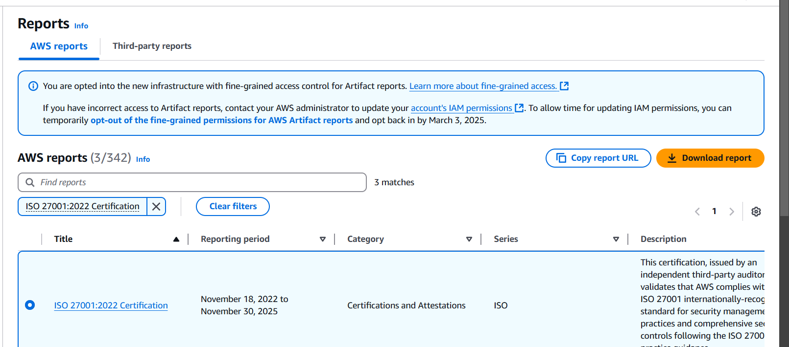 Introduction to Amazon Artifact. 4 Screenshot 2025 02 25 142613