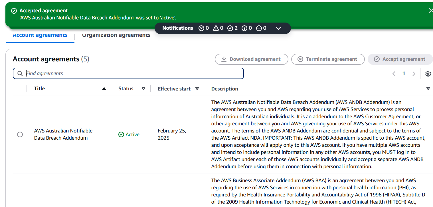 Introduction to Amazon Artifact. 11 Screenshot 2025 02 25 143955