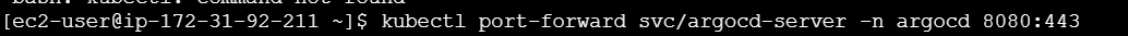 Guide to Installing ArgoCD on Amazon Linux. 7 Screenshot 2025 03 01 060142