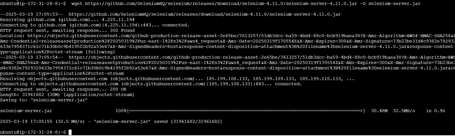 Quick and Easy Installation of Selenium Tools on Linux. 10 Screenshot2025 03 19223606 ezgif.com optipng