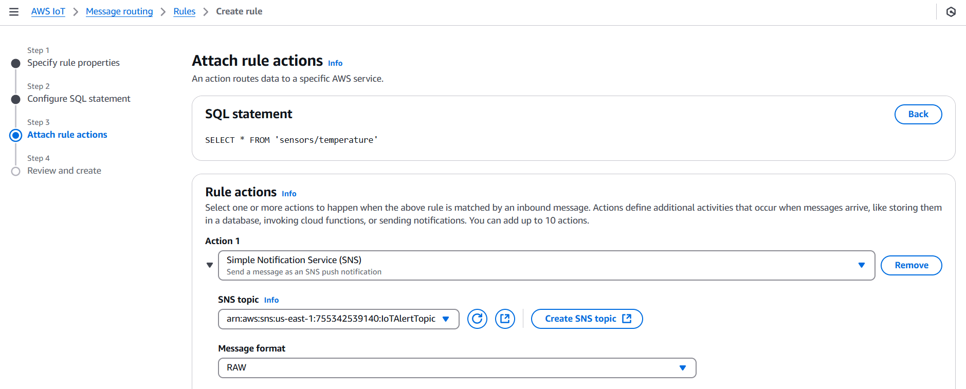 Step-by-Step: AWS IoT Core Integration with Amazon SNS 18 Screenshot2025 05 07233350 ezgif.com optipng