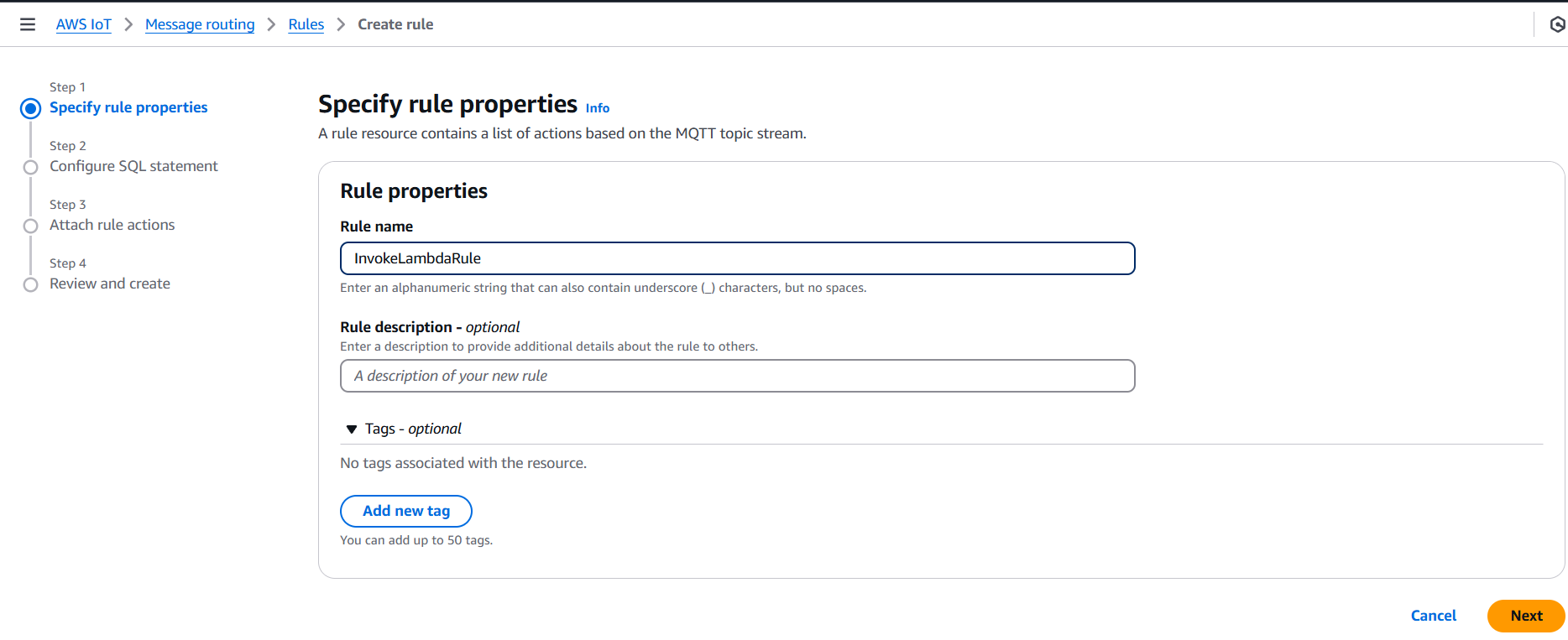 Step-by-Step: Handle AWS IoT Messages Using AWS Lambda. 15 Screenshot2025 05 08113722 ezgif.com optipng