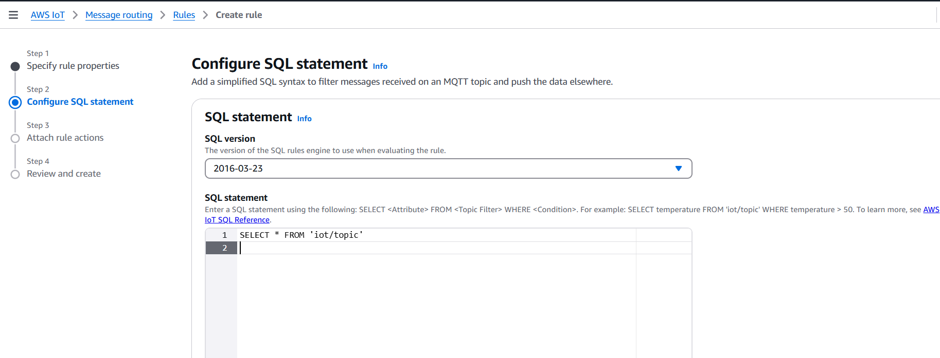 Step-by-Step: Handle AWS IoT Messages Using AWS Lambda. 16 Screenshot2025 05 08113749 ezgif.com optipng