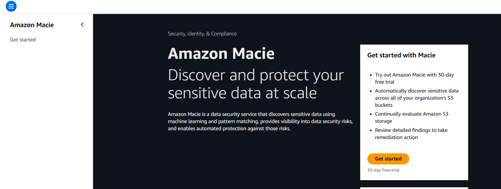 Hands-On AWS Security: Spot Sensitive Data in S3 Buckets Using Macie. 1 Screenshot2025 05 12152844 ezgif.com optipng