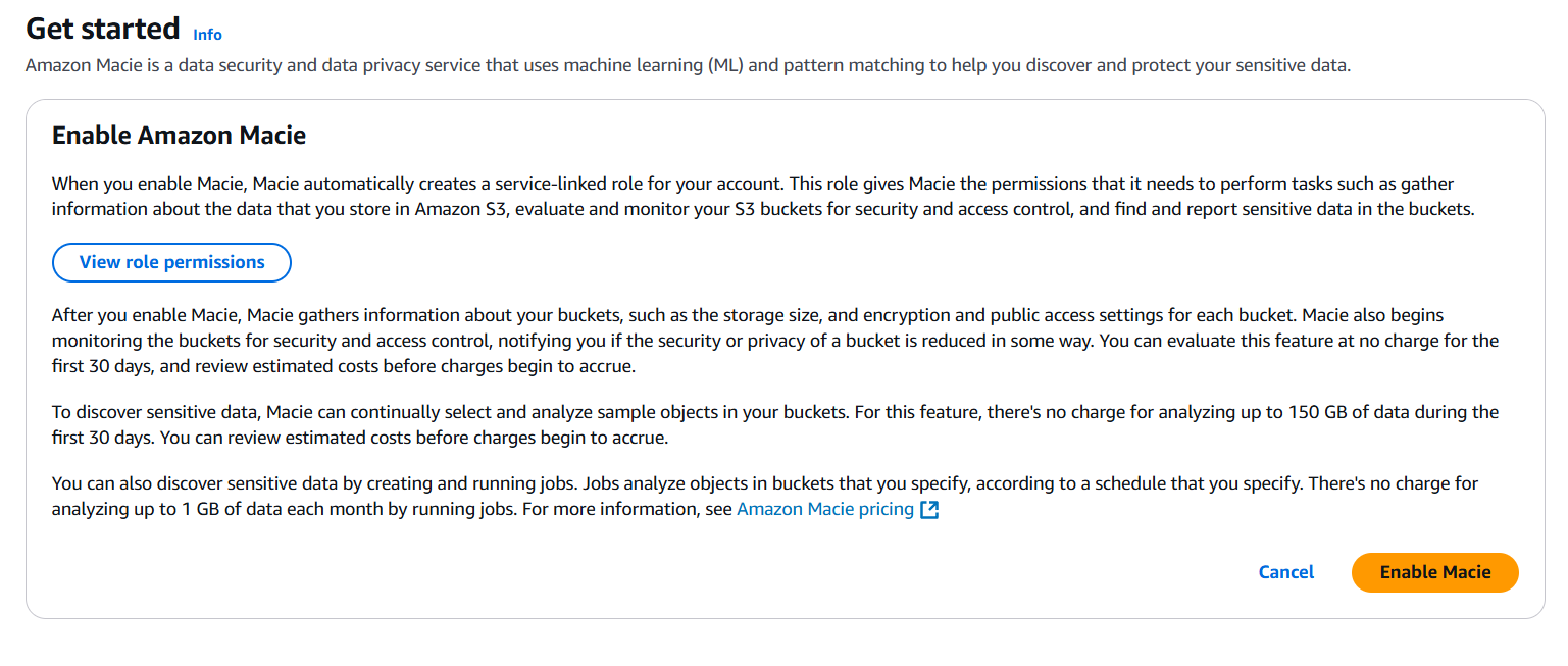 Hands-On AWS Security: Spot Sensitive Data in S3 Buckets Using Macie. 2 Screenshot2025 05 12152913 ezgif.com optipng