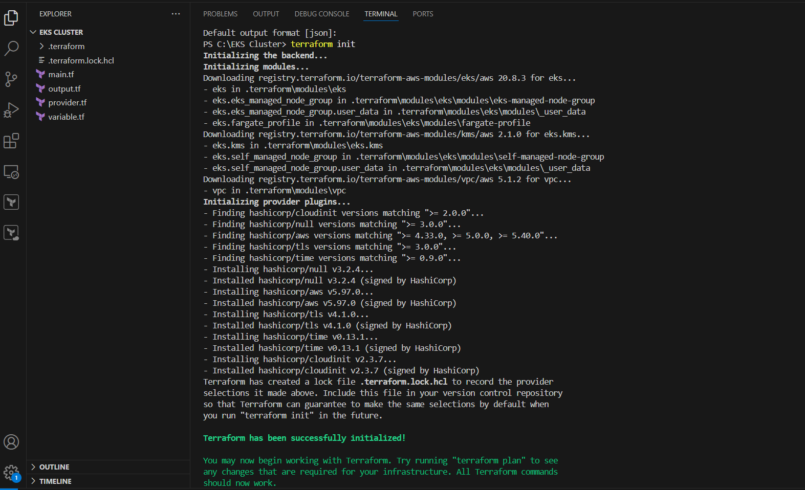 Set Up AWS EKS with Terraform and Access It via kubectl. 6 Screenshot2025 05 13105753 ezgif.com optipng